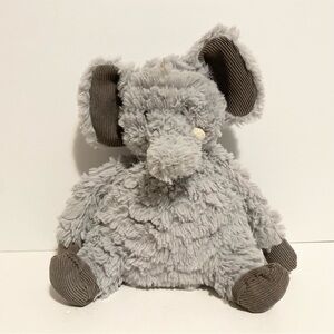 First Impressions Plush Sitting Elephant Gray Stuffed Animal Toy Weighted Lovey